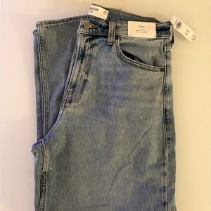 Hollister Baggy Light Wash Denim Jeans - Light Blue